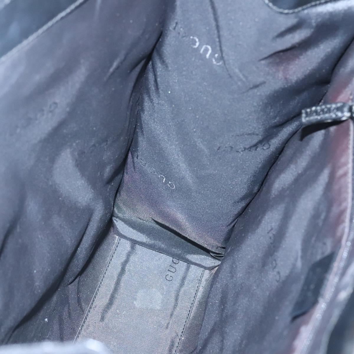 "Gucci Vintage Jackie Tote Canvas, Leather", BLACK, CANVAS, Tote bag