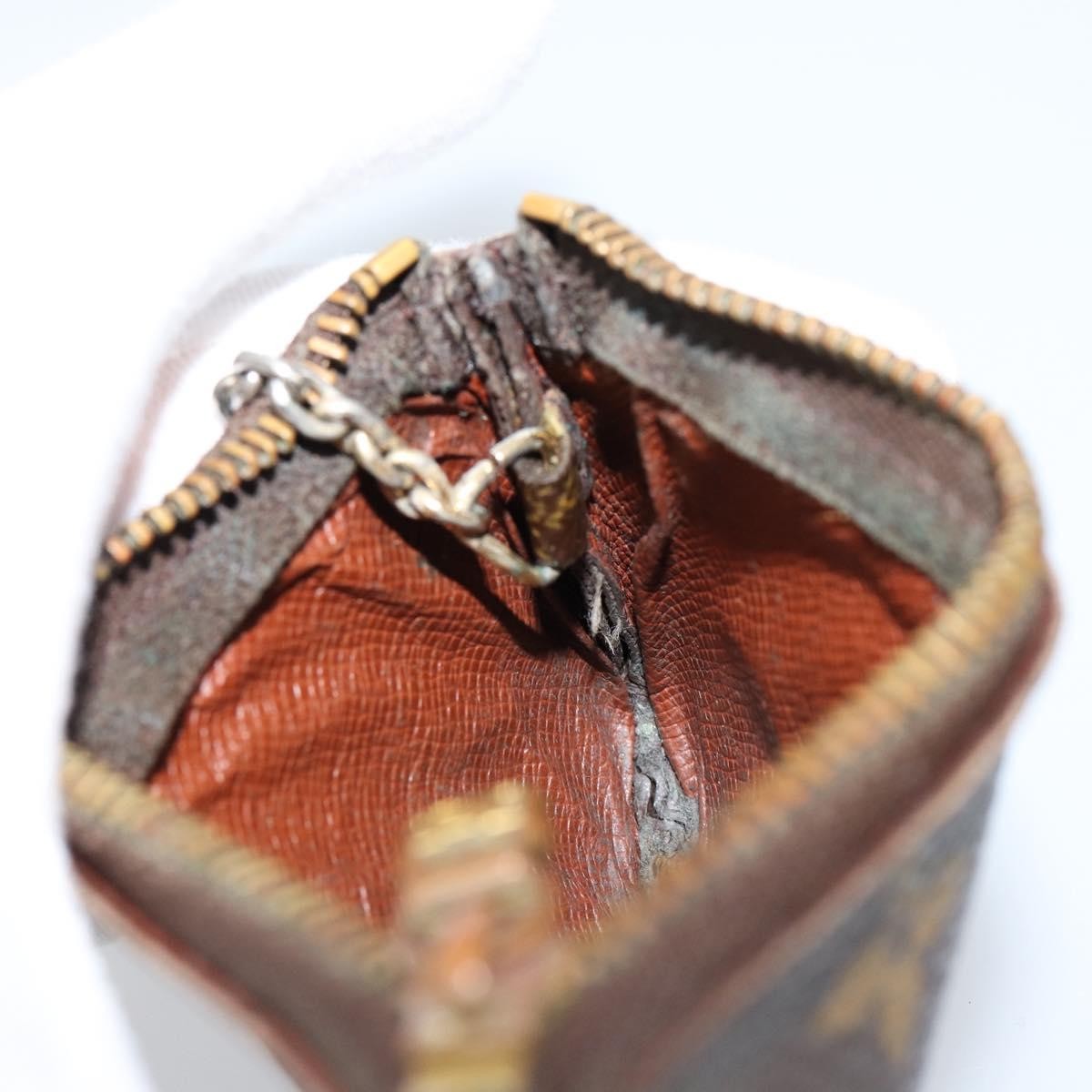 Louis Vuitton Pochette Clés Monogram Canvas, BROWN, CANVAS, Wallets