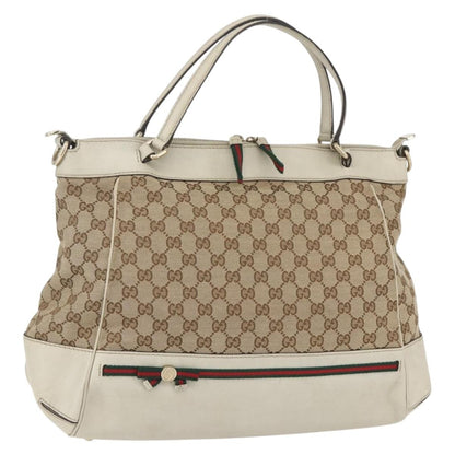 Gucci Mayfair Convertible Tote GG Canvas, BEIGE, CANVAS, Tote bag