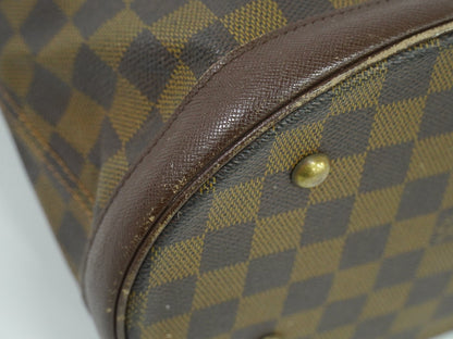 Louis Vuitton Marais Damier, BROWN, CANVAS, Tote bag