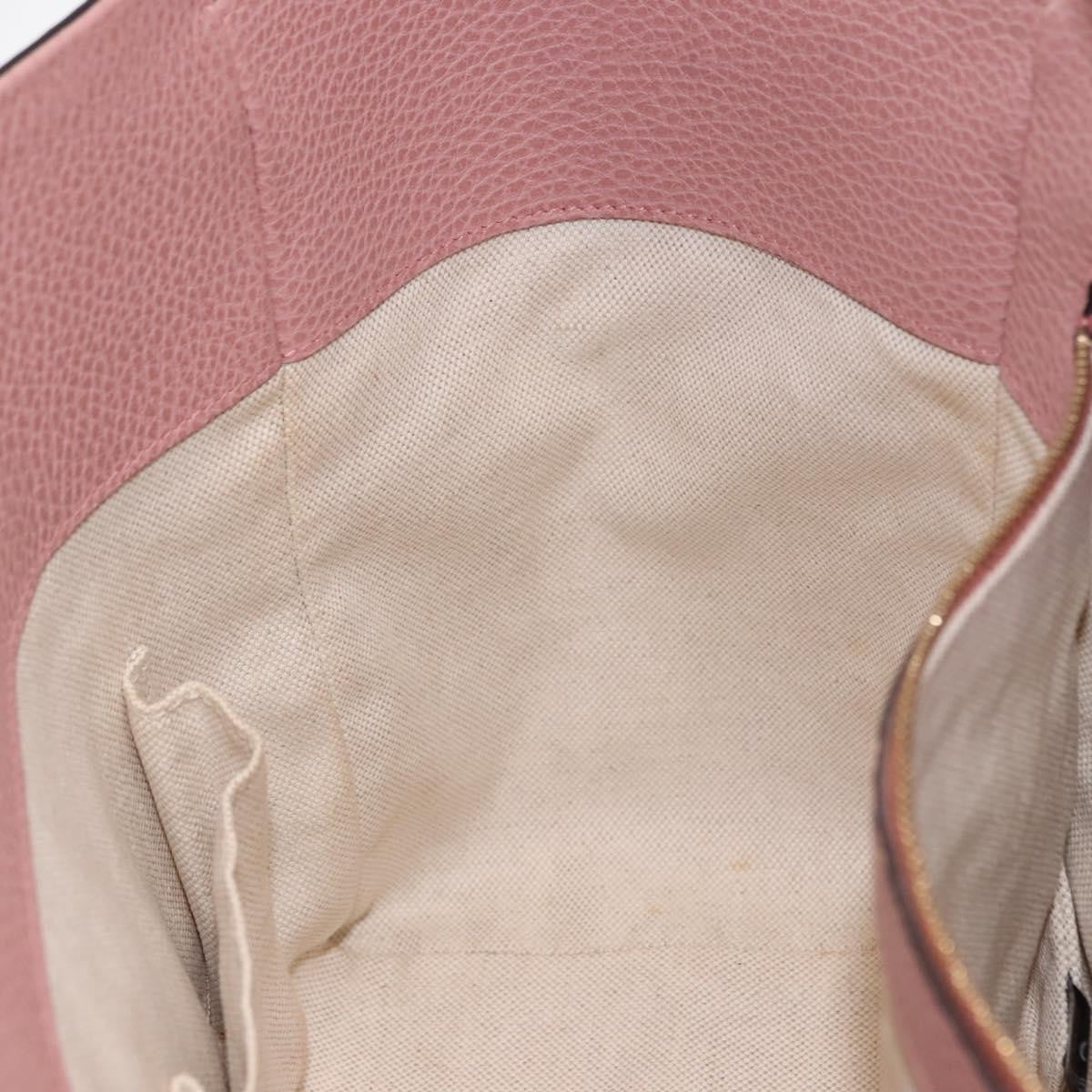 Gucci Swing Tote Leather, PINK, LEATHER, Tote bag