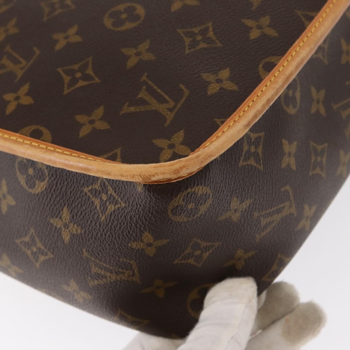 Louis Vuitton Sac Gibeciere Messenger Bag Monogram Canvas, BROWN, CANVAS, Shoulder bag