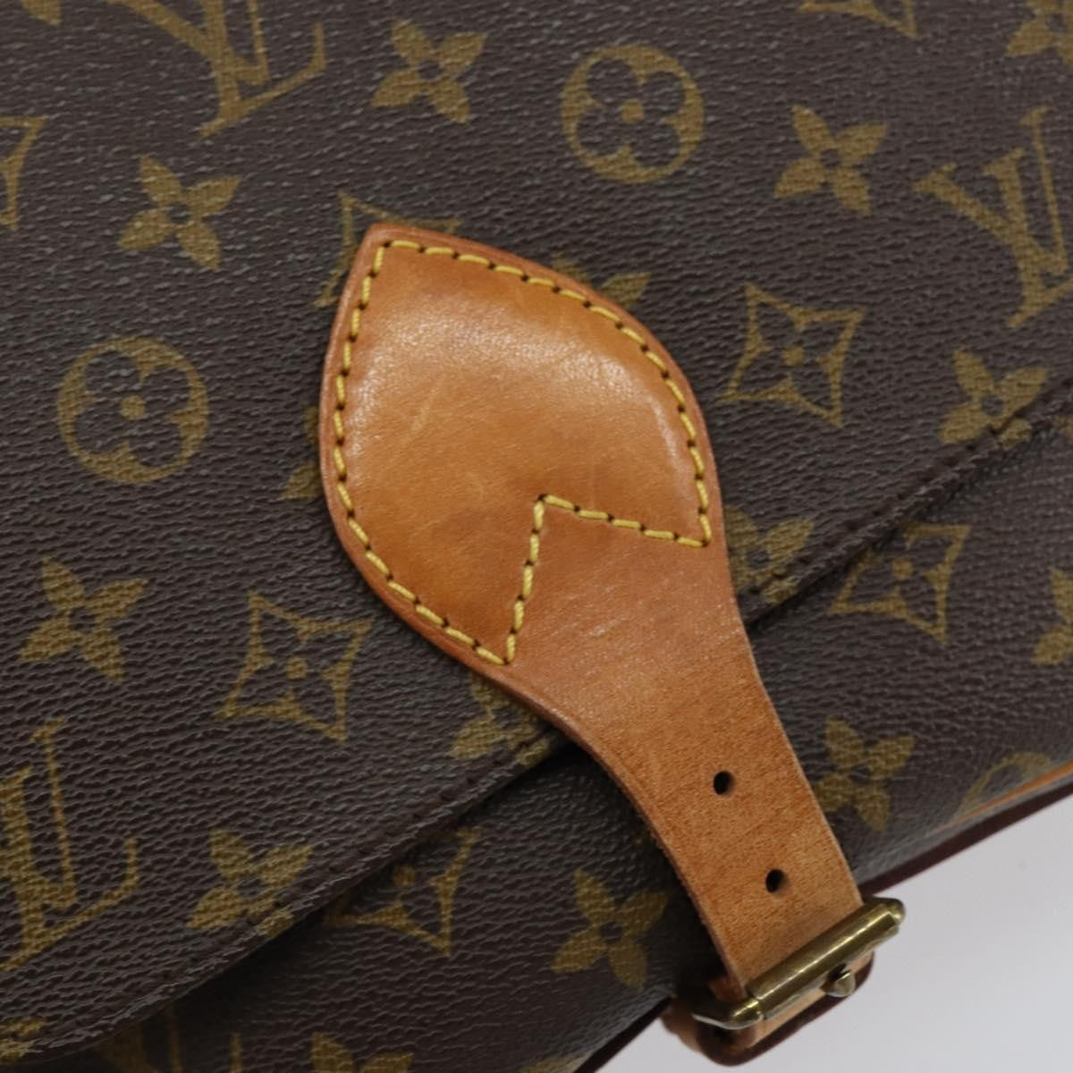Louis Vuitton Cartouchiere Handbag Monogram Canvas, BROWN, CANVAS, Shoulder bag