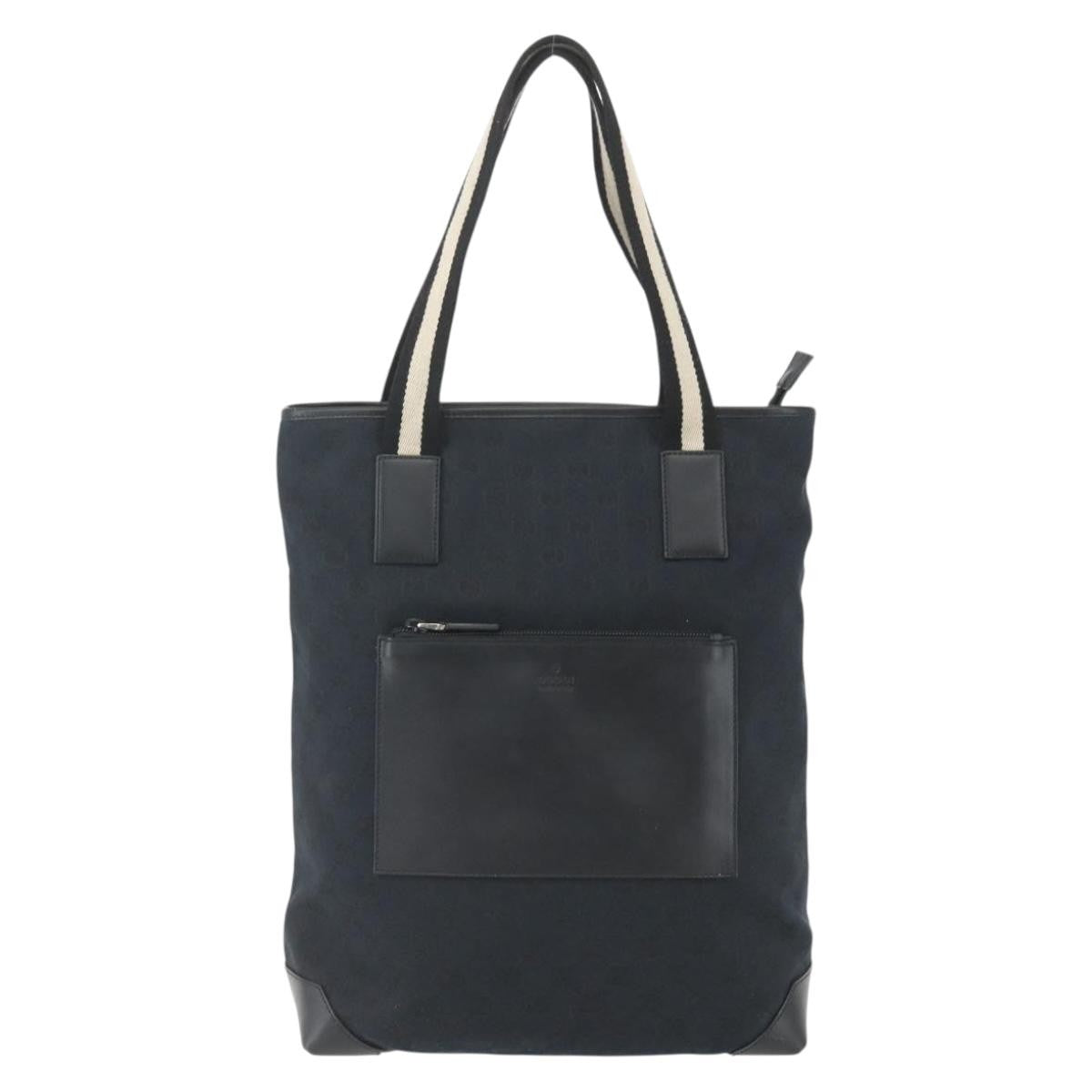 Gucci GG Canvas Bag Canvas, BLACK, CANVAS, Tote bag