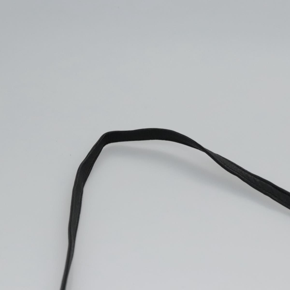 Saint Laurent Vintage Shoulder Bag Leather, BLACK, LEATHER, Shoulder bag