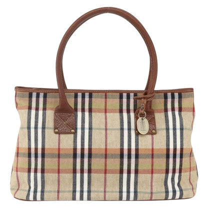 Burberry Nova Check Tote canvas check pattern, BEIGE, CANVAS, Tote bag
