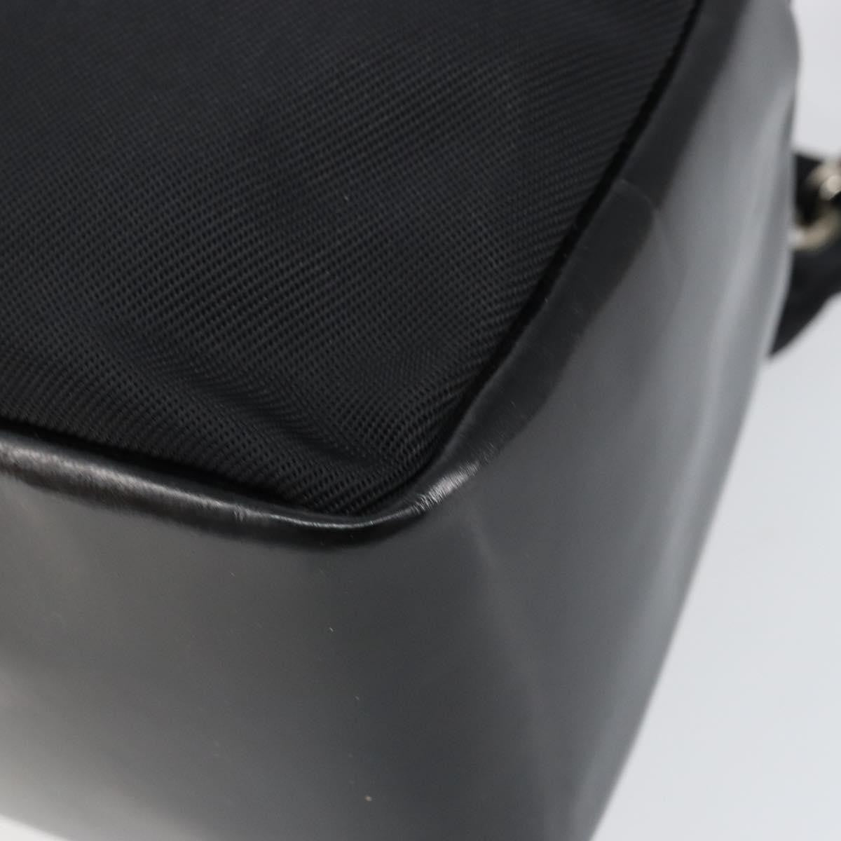 Gucci Vintage Bamboo Handle Bag Leather, BLACK, LEATHER, Handbag