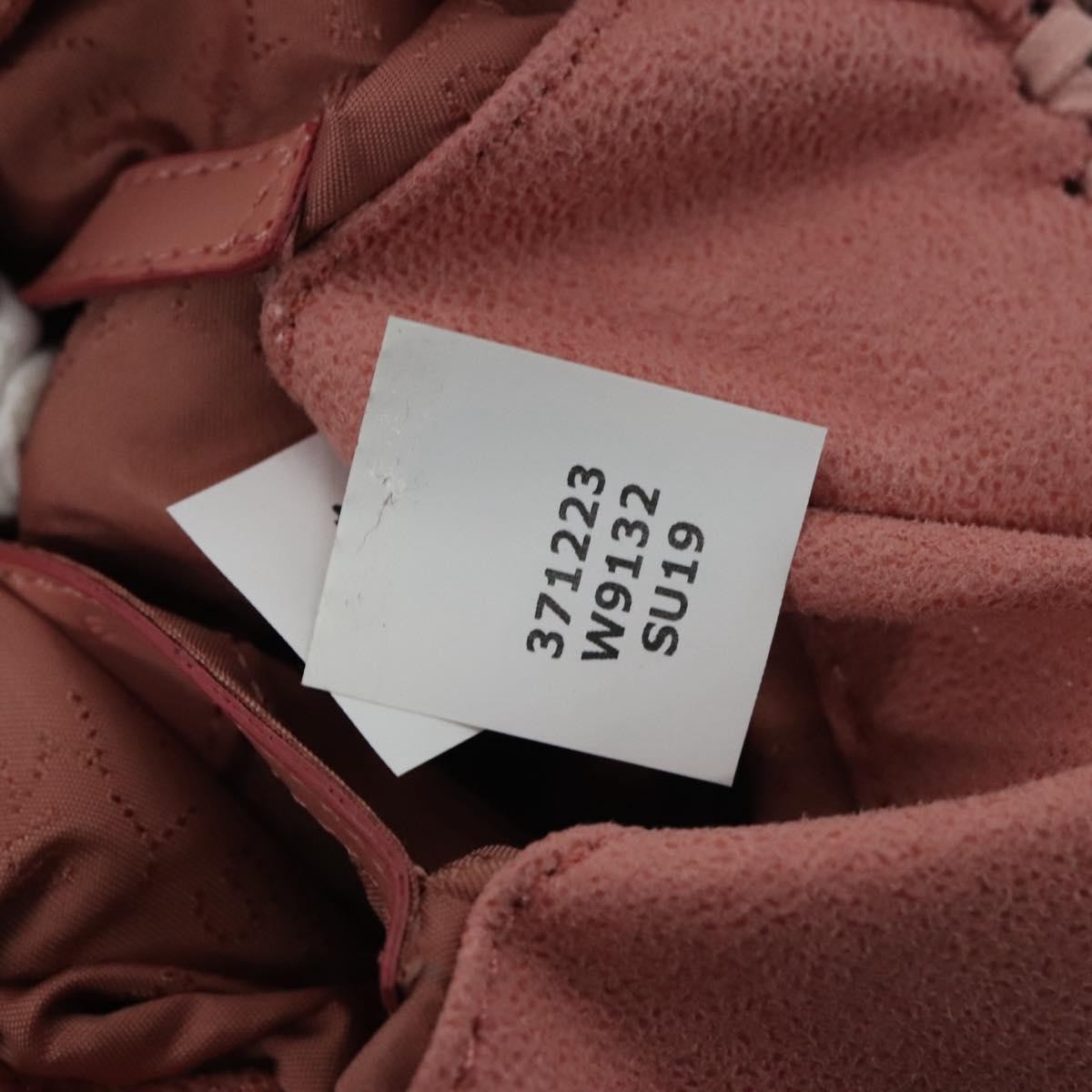 Stella McCartney Falabella Fold Over Crossbody Bag Shaggy Deer, PINK, POLYESTER, Crossbody bag