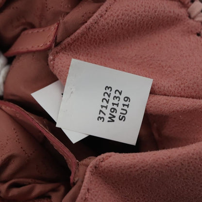 Stella McCartney Falabella Fold Over Crossbody Bag Shaggy Deer, PINK, POLYESTER, Crossbody bag