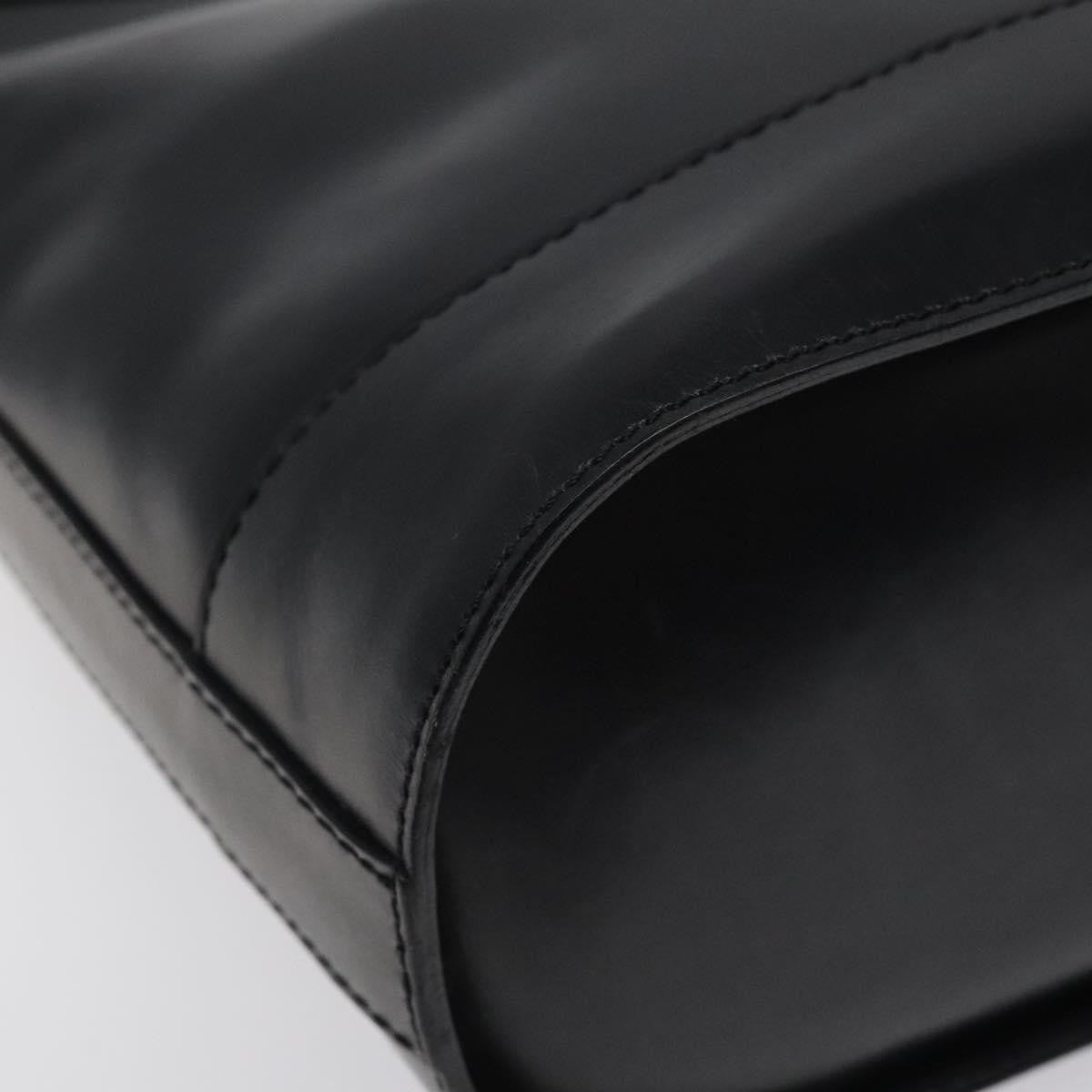 Celine Shoulder Bag Leather, BLACK, LEATHER, Shoulder bag