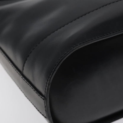 Celine Shoulder Bag Leather, BLACK, LEATHER, Shoulder bag