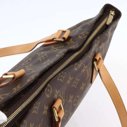 Louis Vuitton Cabas Mezzo Monogram Canvas, BROWN, CANVAS, Tote bag