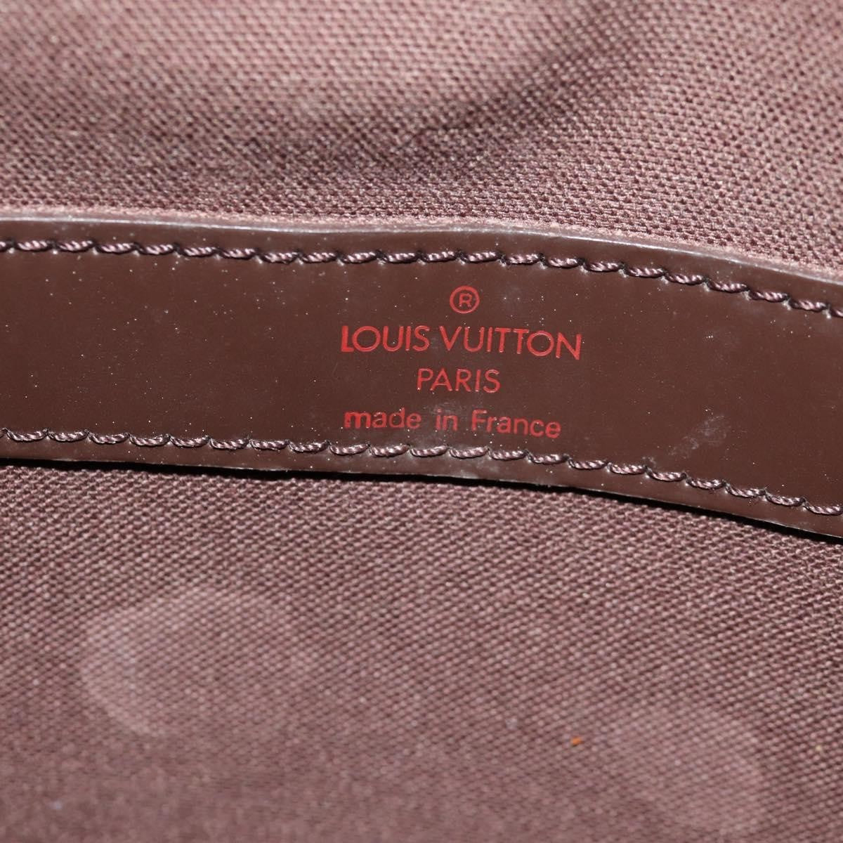 Louis Vuitton Naviglio Handbag Damier, BROWN, CANVAS, Shoulder bag