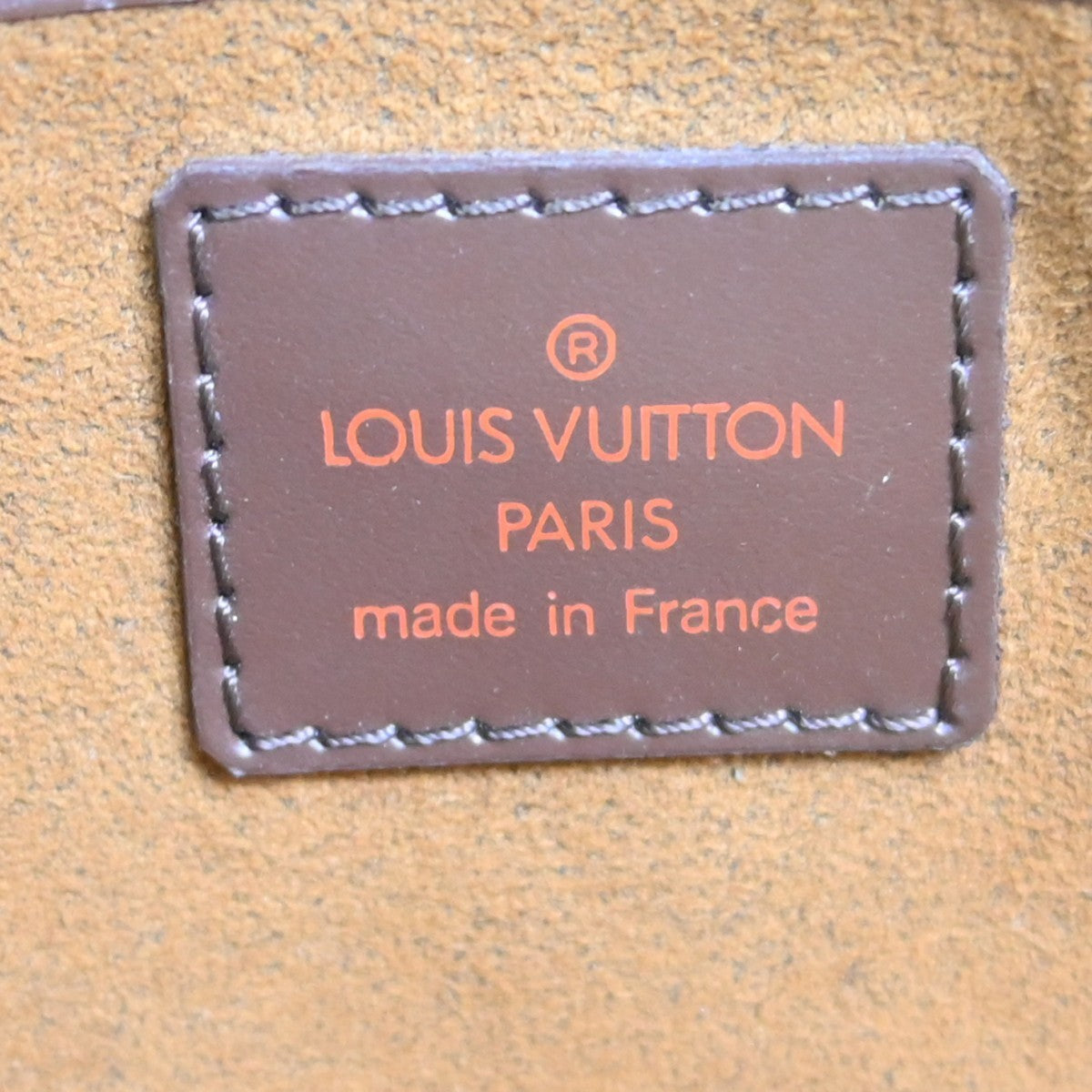 Louis Vuitton Pochette Saint Louis Damier, Brown, Canvas, Clutch
