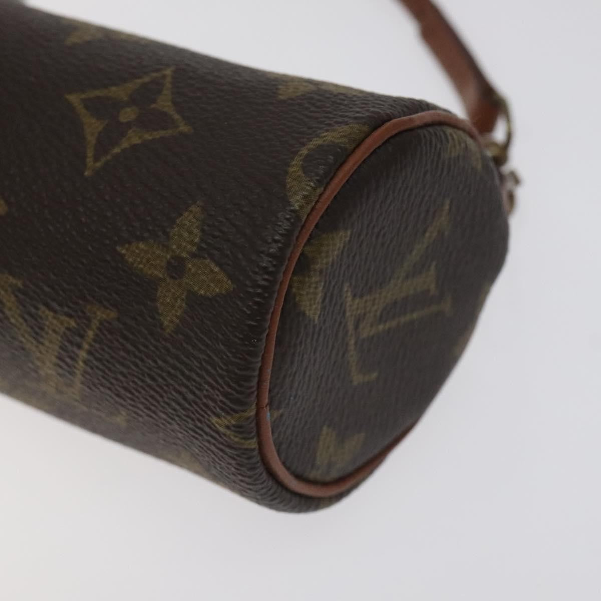 Louis Vuitton Papillon Pochette Monogram Canvas, BROWN, CANVAS, Clutche & pouche