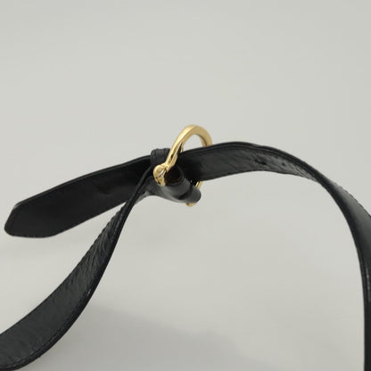 Celine C Sulky Shoulder bag Canvas and Leather, NAVY, CANVAS, Shoulder bag