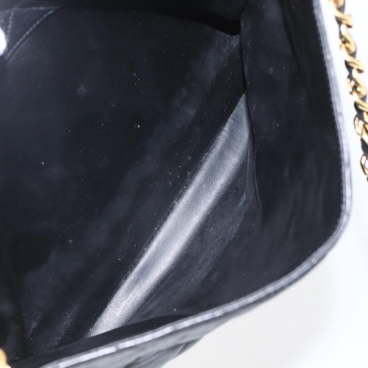 Chanel Vintage Shopping Tote Quilted Lambskin, BLACK, LEATHER, Tote bag