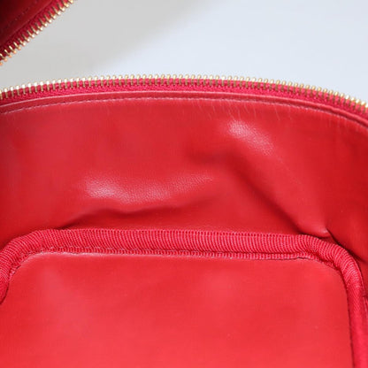 Chanel Vintage Timeless Cosmetic Case Caviar, RED, LEATHER, Clutche & pouche