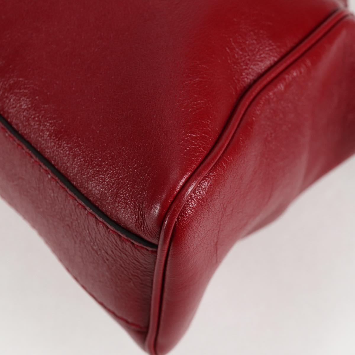 Gucci Rebelle leather red leather, RED, LEATHER, Handbag