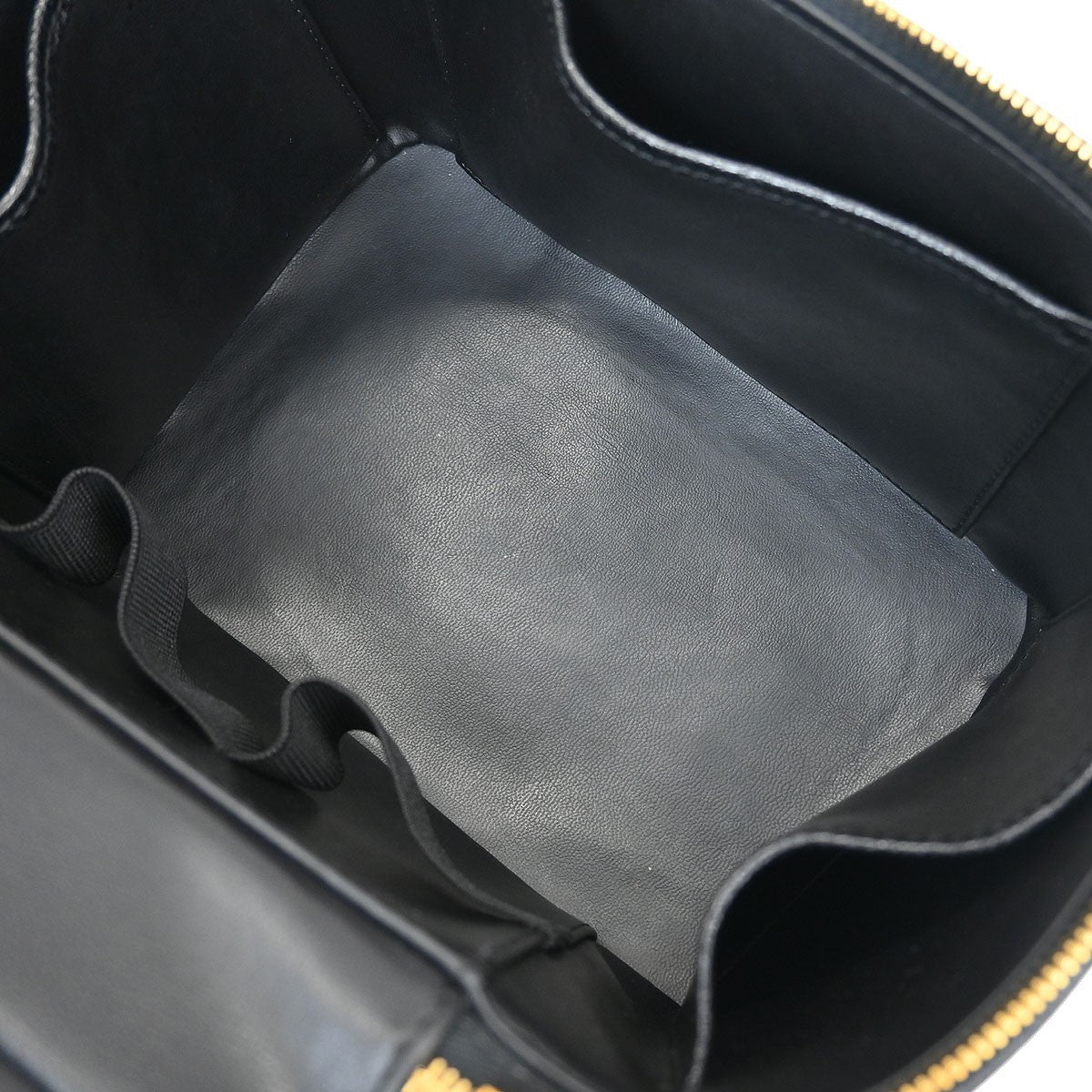 Chanel Vintage Timeless Vanity Case Caviar, BLACK, LEATHER, Handbag