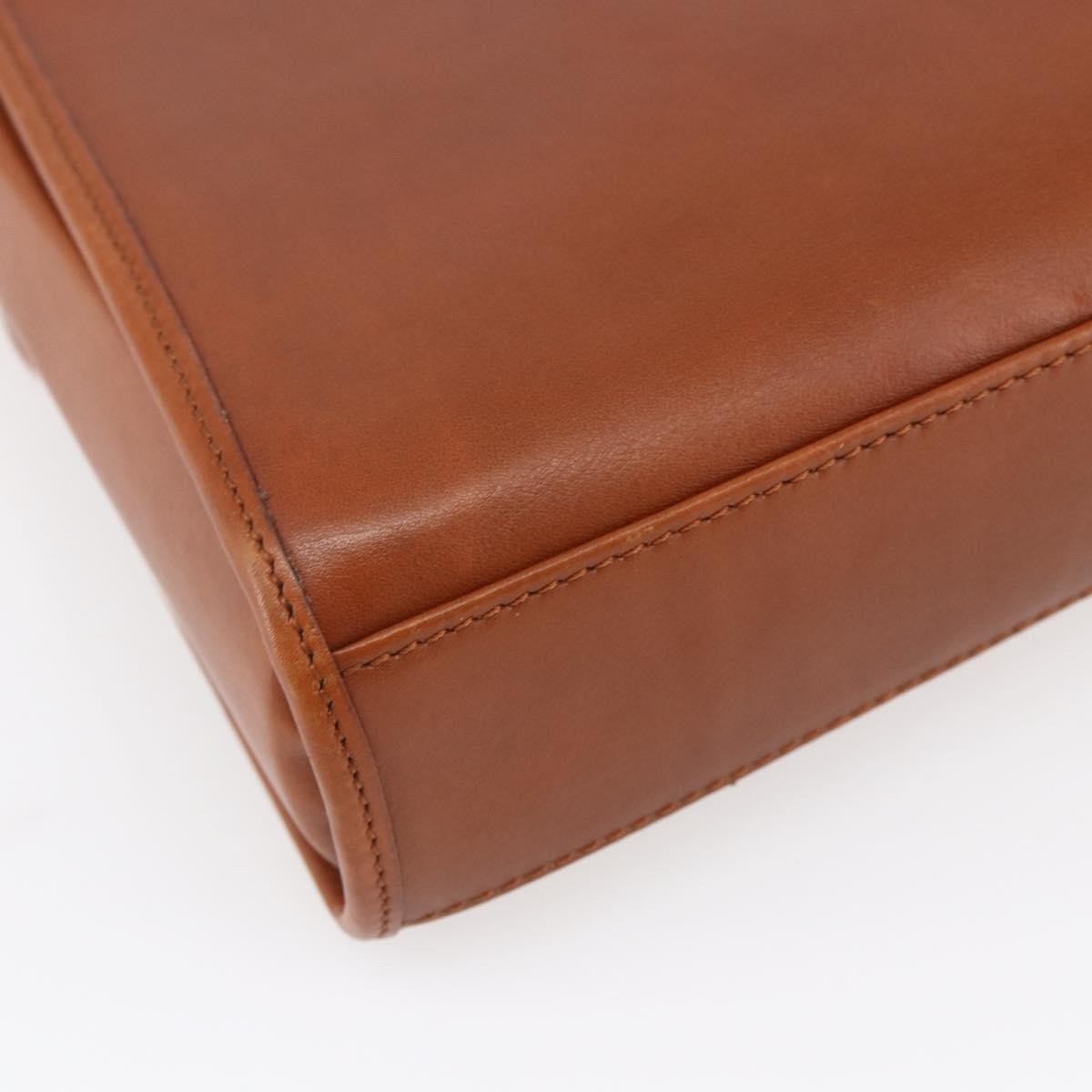 Celine Handbag Leather, BROWN, LEATHER, Handbag