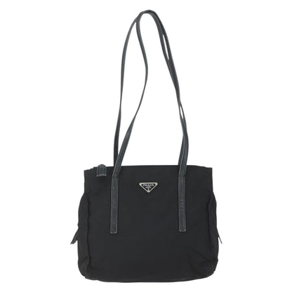 Prada Vintage Shoulder Bag Tessuto, BLACK, NYLON, Shoulder bag