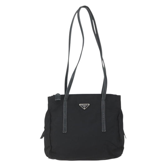 Prada Vintage Shoulder Bag Tessuto, BLACK, NYLON, Shoulder bag
