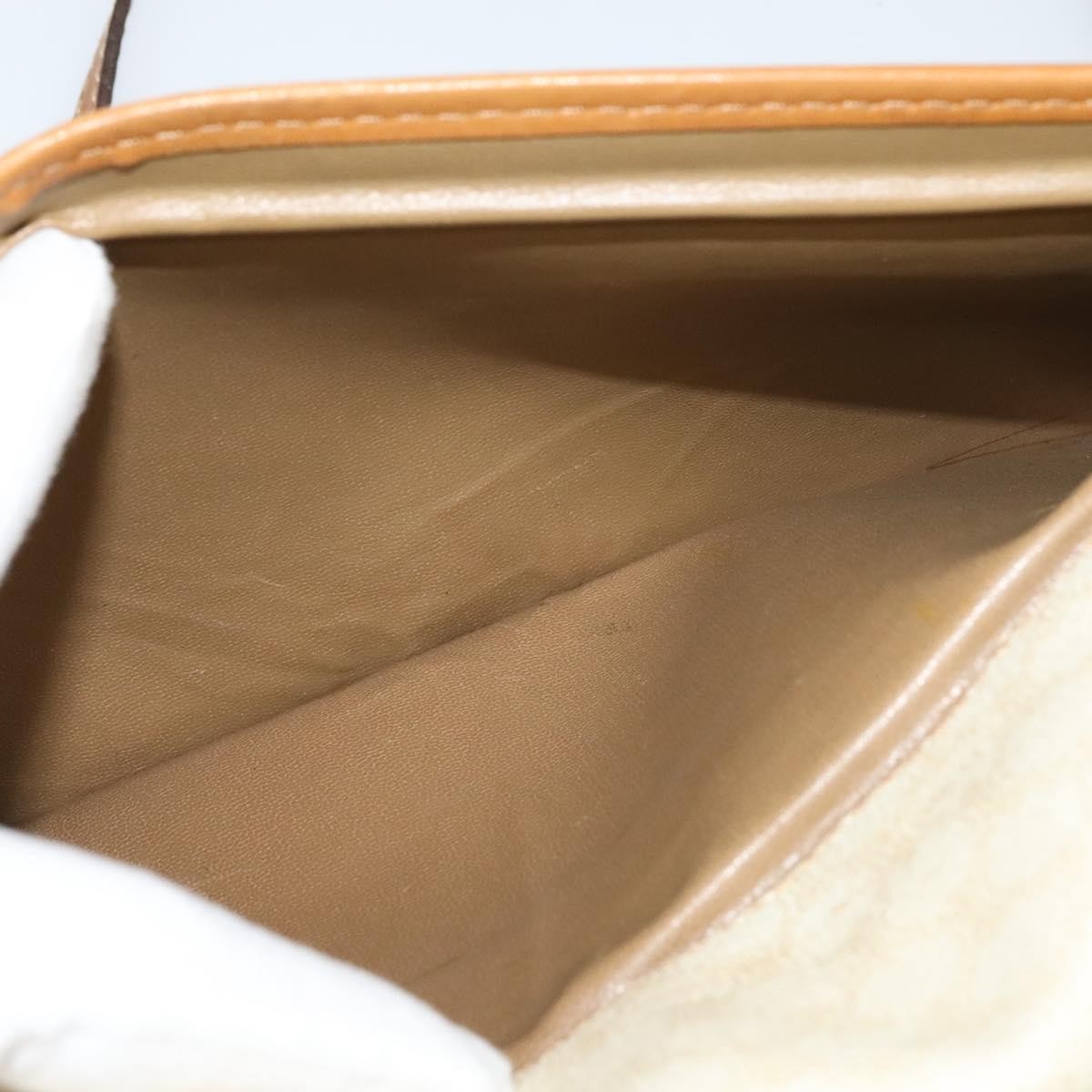 Celine Macadam Shoulder Bag PVC Leather, WHITE, PVC, Shoulder bag