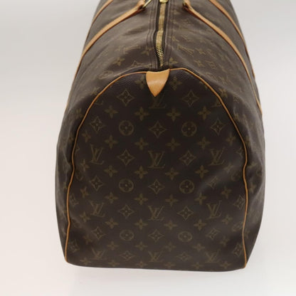 Louis Vuitton Keepall Bag Monogram Canvas, BROWN, CANVAS, Travel bag