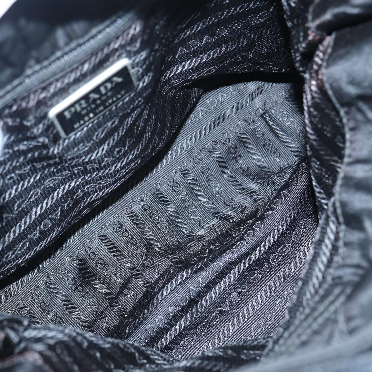 Prada Vintage Shoulder Bag Tessuto, BLACK, NYLON, Shoulder bag