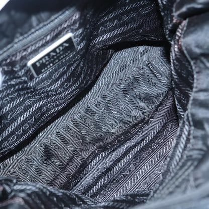 Prada Vintage Shoulder Bag Tessuto, BLACK, NYLON, Shoulder bag