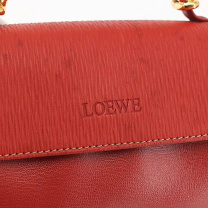 Loewe Vintage Velazquez Top Handle Bag Leather, RED, LEATHER, Handbag