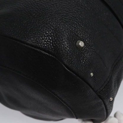 Chloe Paddington Lock Satchel Leather, BLACK, LEATHER, Handbag