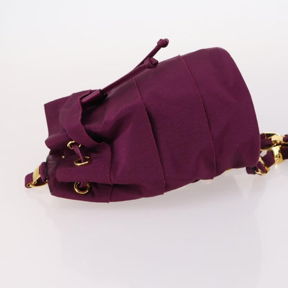 Salvatore Ferragamo Vala Backpack Canvas, PURPLE, CANVAS, Backpack