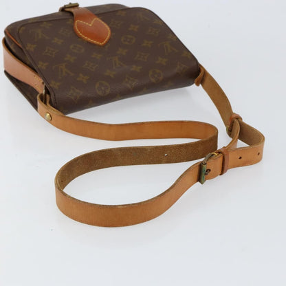 Louis Vuitton Cartouchiere Handbag Monogram Canvas, BROWN, CANVAS, Shoulder bag