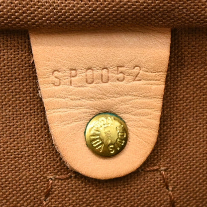 Louis Vuitton Speedy Handbag Monogram Canvas, Brown, Canvas, Handbag