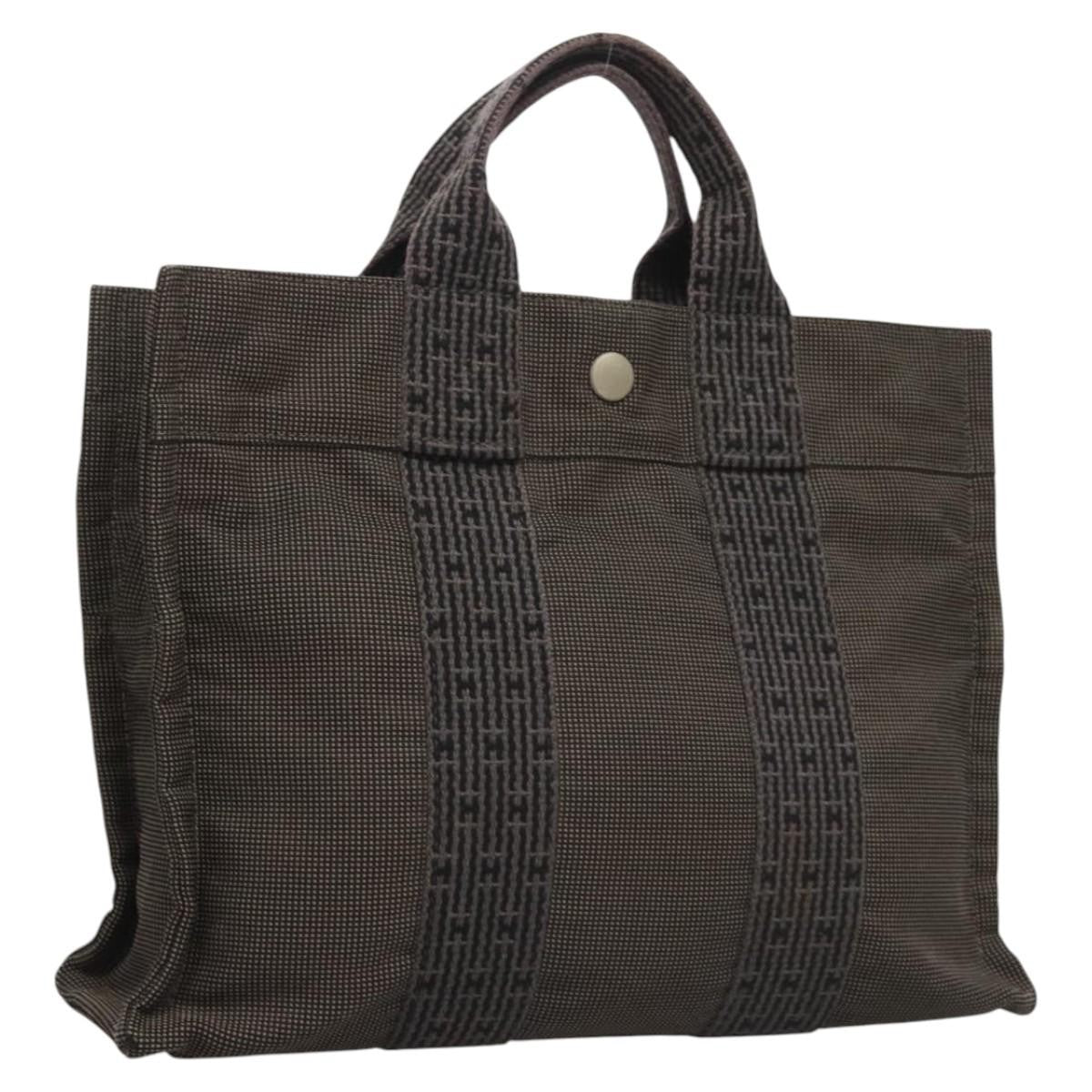 Hermes Fourre-tout Herline Fourre-tout Herline, GRAY, CANVAS, Tote bag