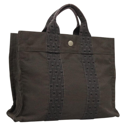 Hermes Fourre-tout Herline Fourre-tout Herline, GRAY, CANVAS, Tote bag