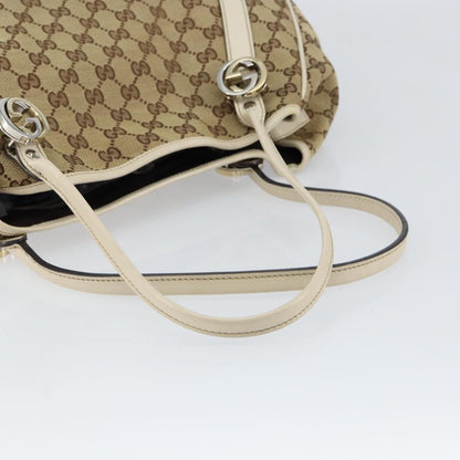 Gucci Twins Tote GG Canvas, BEIGE, CANVAS, Tote bag