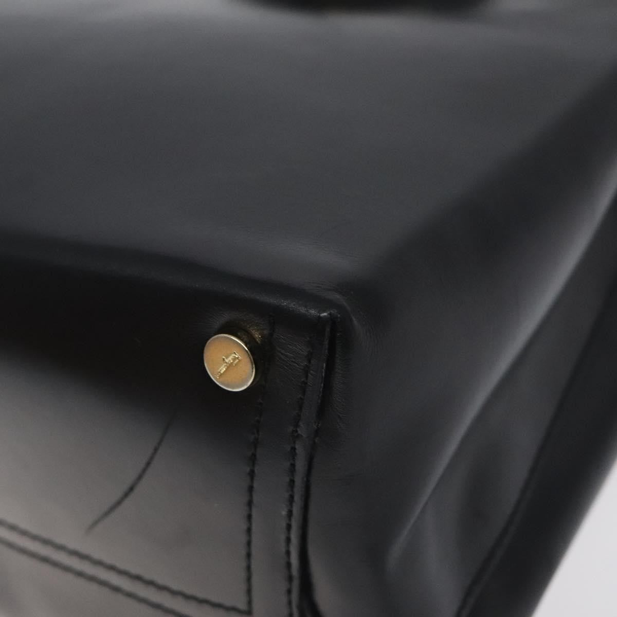 Salvatore Ferragamo Vala Shoulder Bag Leather, BLACK, LEATHER, Shoulder bag