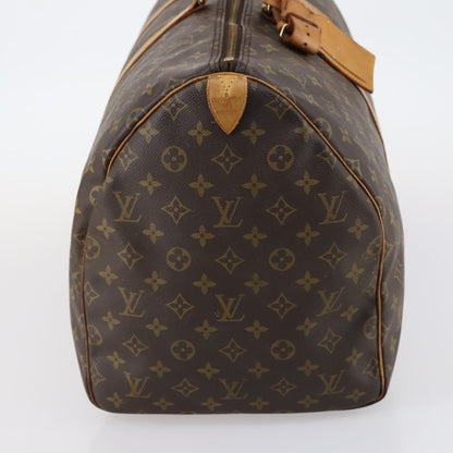 Louis Vuitton Keepall Bag Monogram Canvas, BROWN, CANVAS, Handbag