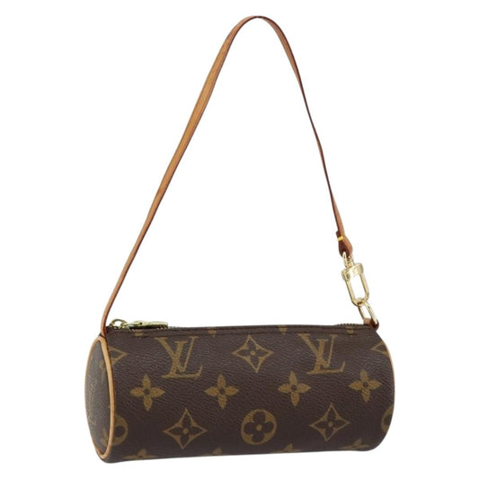 Louis Vuitton Papillon Pochette Monogram Canvas, BROWN, CANVAS, Clutche & pouche