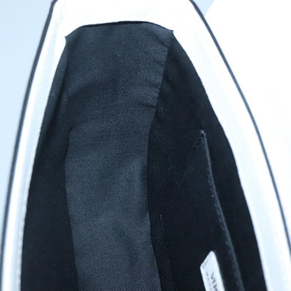 Versace Virtus Flap Messenger Bag Leather, WHITE, LEATHER, Crossbody bag