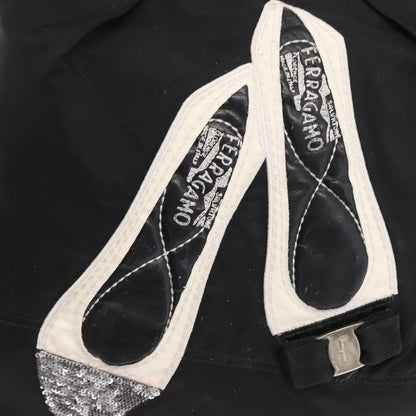 Salvatore Ferragamo Vala tote Nylon, BLACK, NYLON, Tote bag