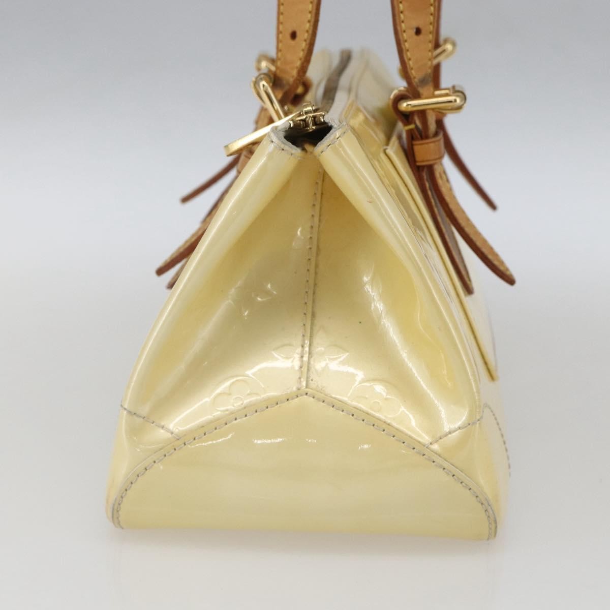 Louis Vuitton Rosewood Avenue Handbag Monogram Vernis, BEIGE, PATENT_LEATHER, Handbag