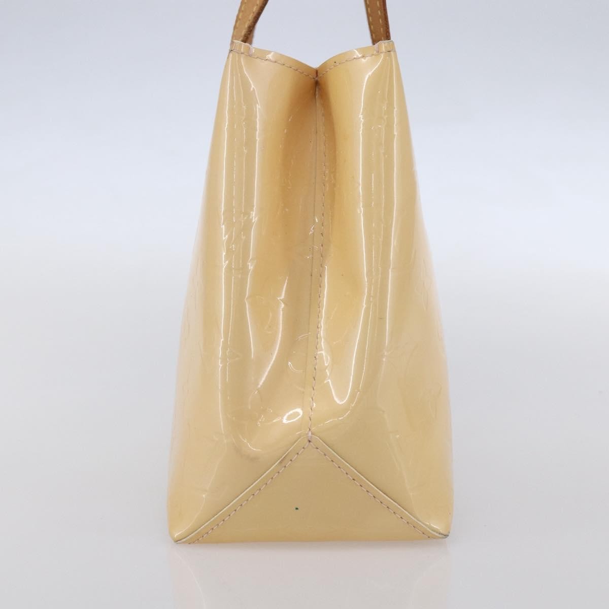 Louis Vuitton Reade Handbag Monogram Vernis, BEIGE, PATENT_LEATHER, Handbag