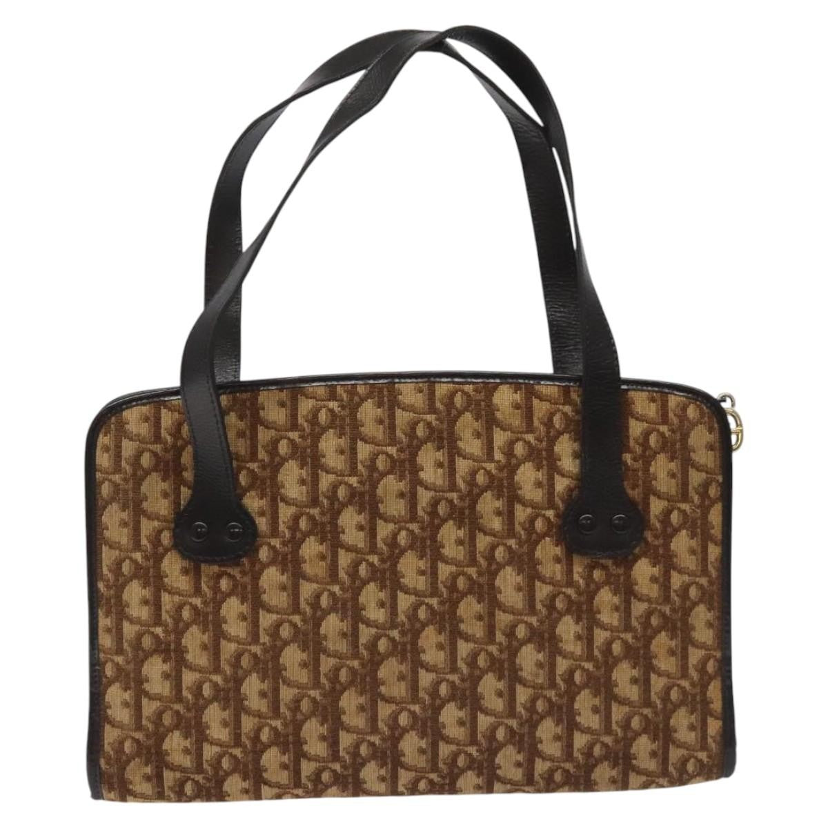 Christian Dior Trotter Canvas, BROWN, CANVAS, Tote bag