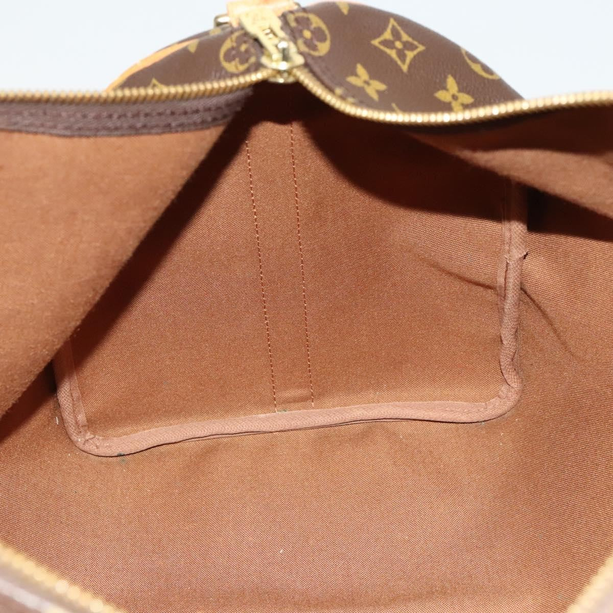 Louis Vuitton Keepall Bandouliere Bag Monogram Canvas, BROWN, CANVAS, Travel bag