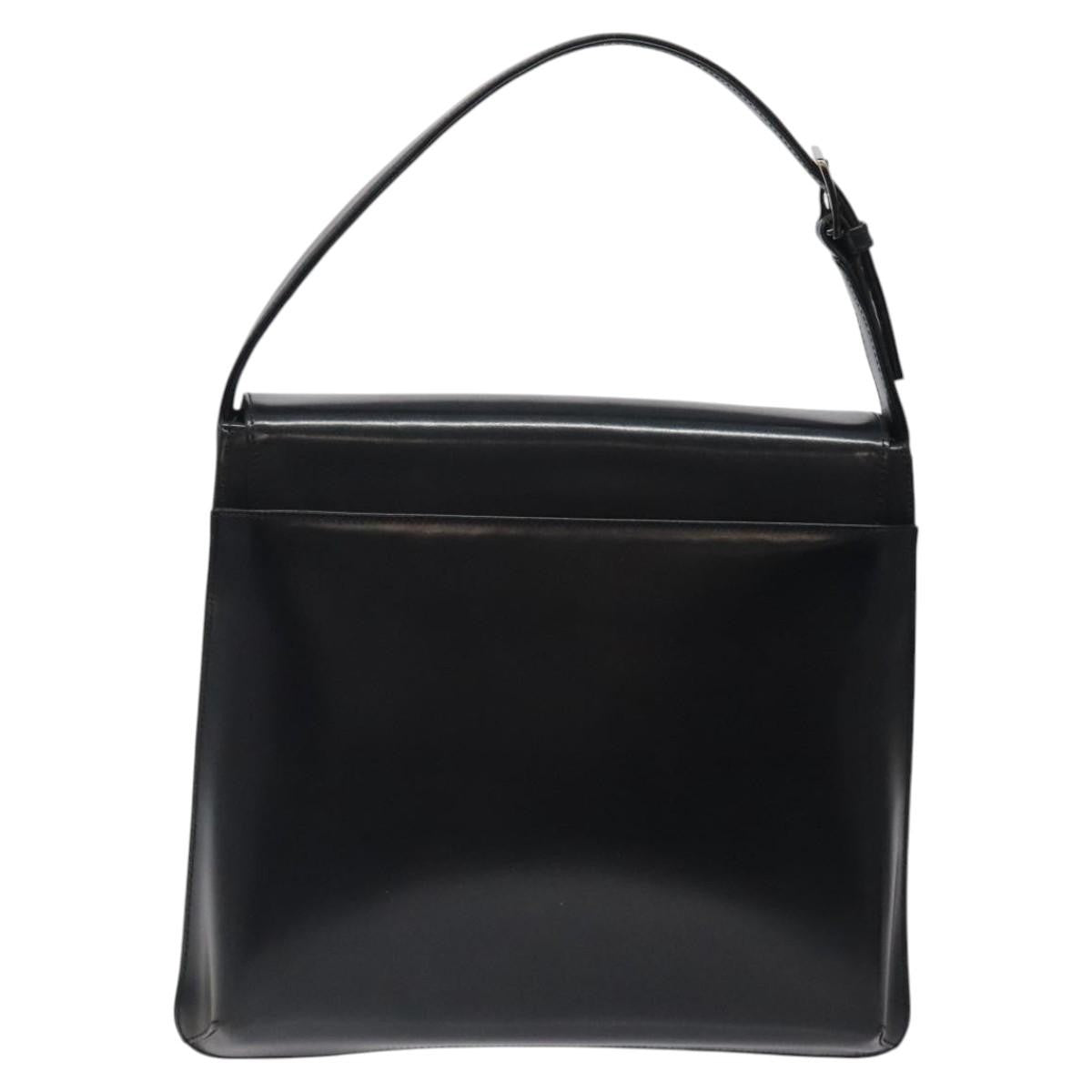 Givenchy Vintage Handbag Leather, BLACK, LEATHER, Handbag