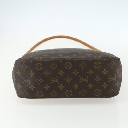 Louis Vuitton Looping Handbag Monogram Canvas, BROWN, CANVAS, Shoulder bag
